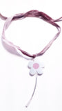 Daisy Flower Necklace, sterling Silver