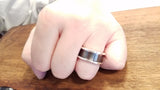 Men's Ring Sterling Silver Black